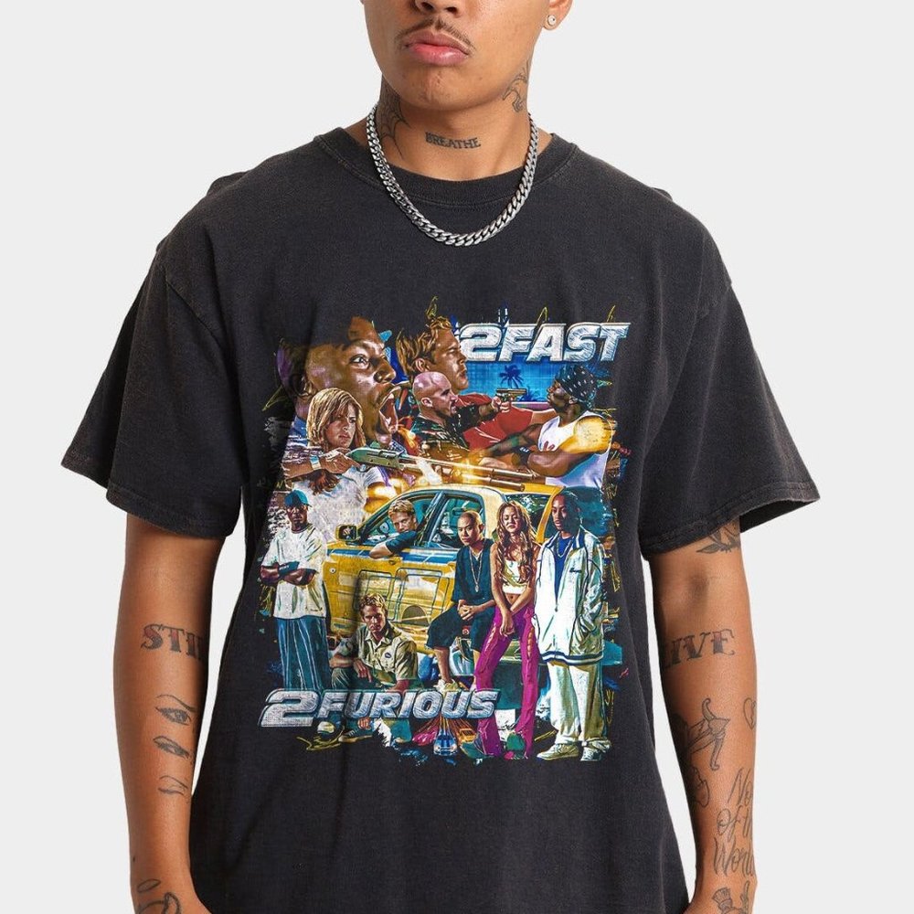 2 Fast 2 Furious Shirt,Fast and Furious Car Shirt,Movie Shirt,Fast Furious Fans